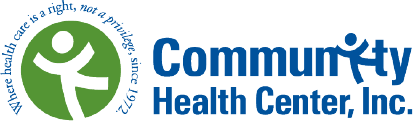 Community Health Center, Inc. logo. "Where health care is a right, not a privilege, since 1972"